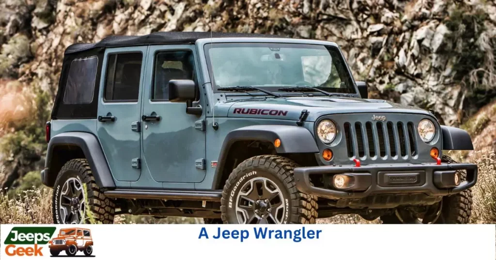  A Jeep Wrangler 