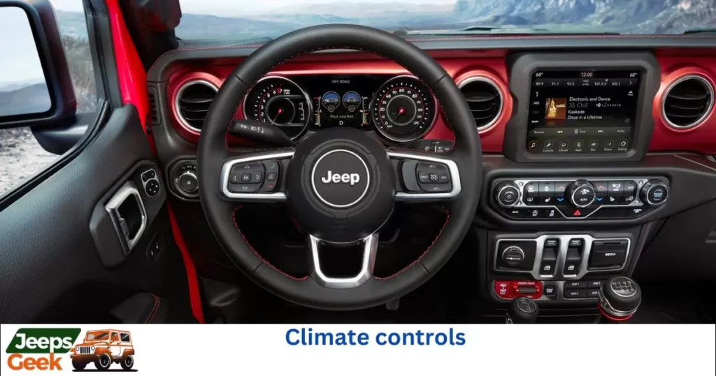 Climate controls