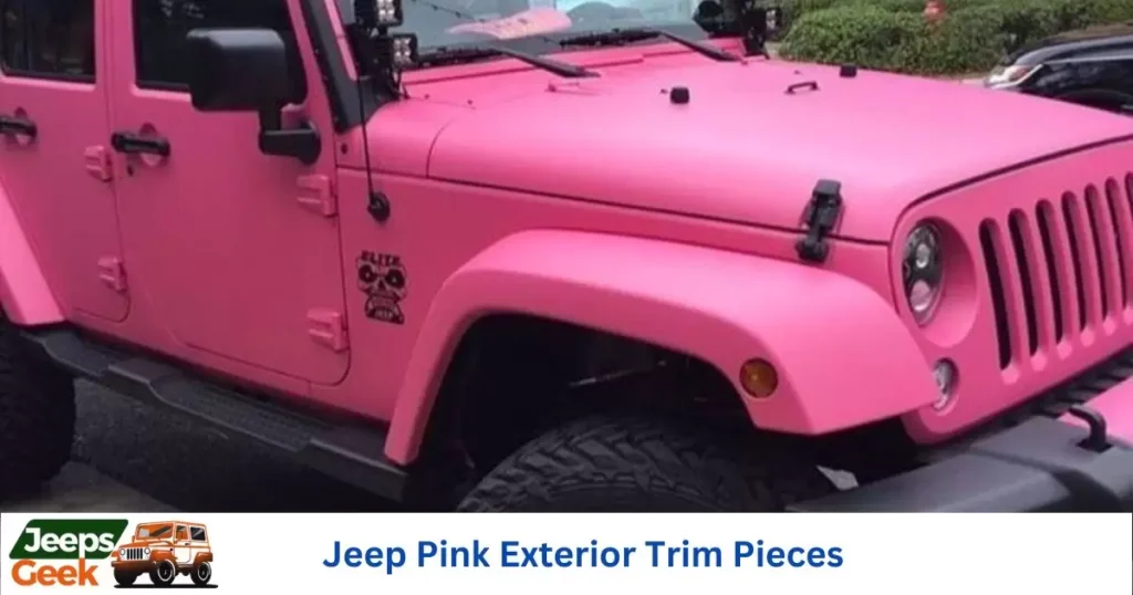 Jeep Pink Exterior Trim Pieces