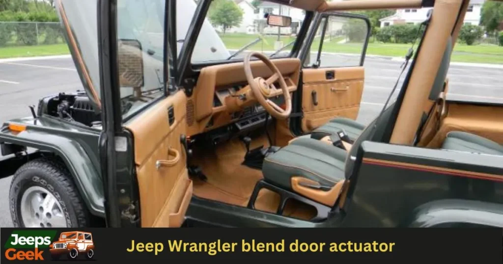  Jeep Wrangler blend door actuator