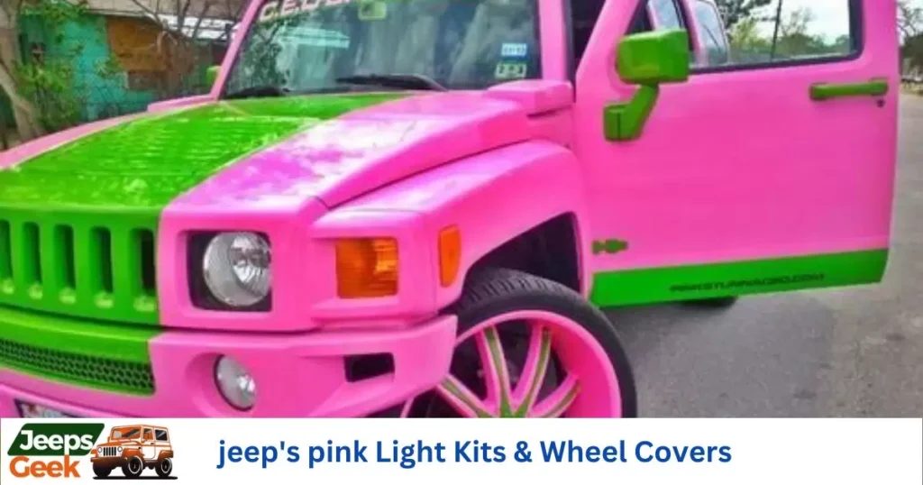 jeep's pink Light Kits & Wheel Covers