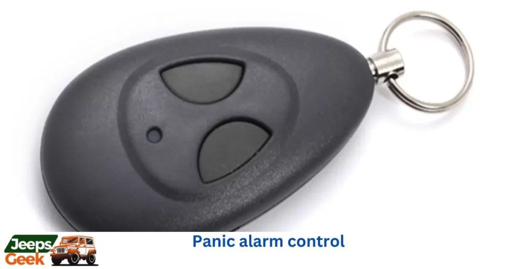 Panic alarm control