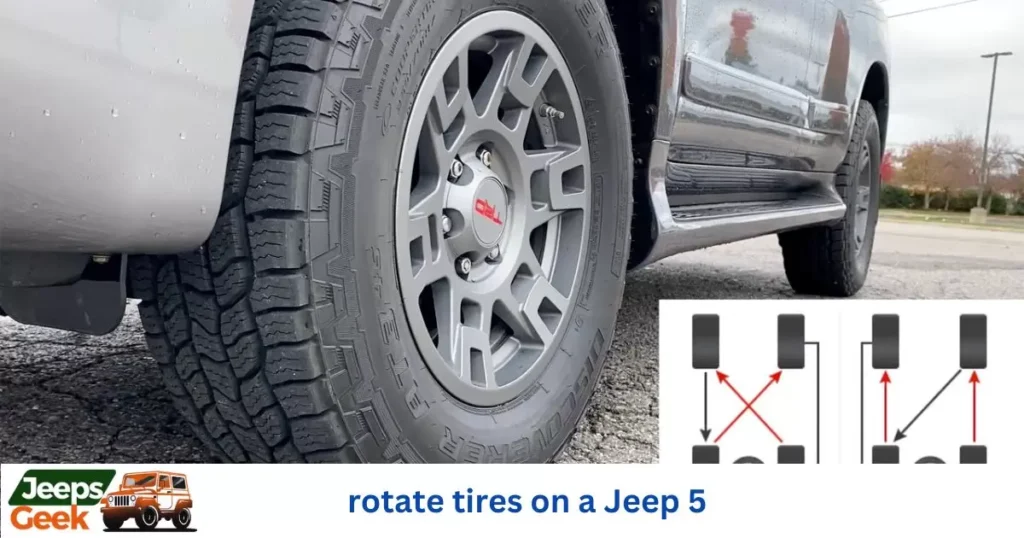 rotate tires on a Jeep 5